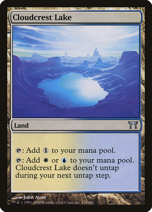 【Foil】【EN】頂雲の湖/Cloudcrest Lake [CHK] 無U No.274