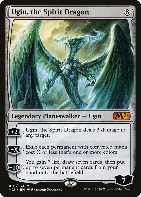 【Foil】【EN】精霊龍、ウギン/Ugin, the Spirit Dragon [M21] 無M No.1