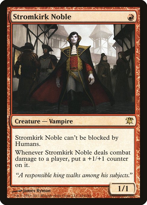 【Foil】【EN】流城の貴族/Stromkirk Noble [ISD] 赤R No.164