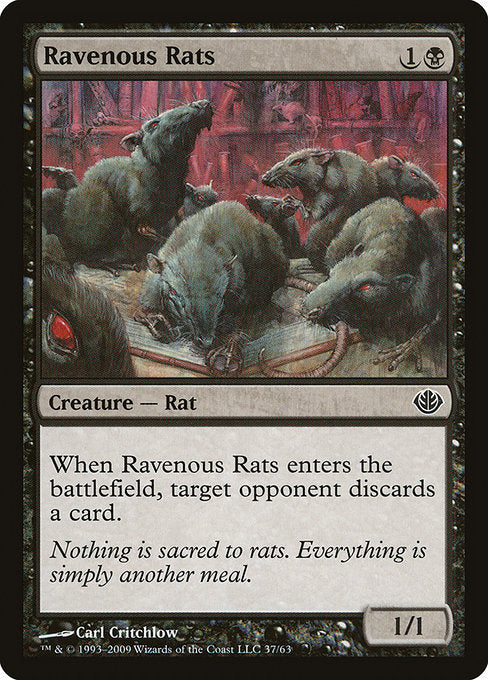 【EN】貪欲なるネズミ/Ravenous Rats [DDD] 黒C No.37