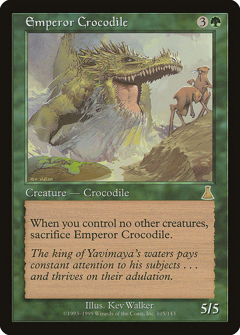 【Foil】【EN】皇帝クロコダイル/Emperor Crocodile [UDS] 緑R No.105