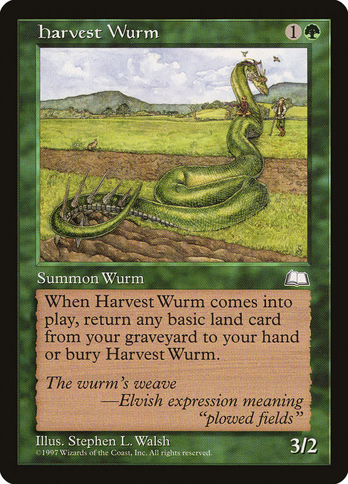 【EN】収穫のワーム/Harvest Wurm [WTH] 緑C No.130