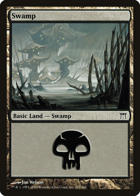 【Foil】【EN】沼/Swamp [CHK] 無C No.295