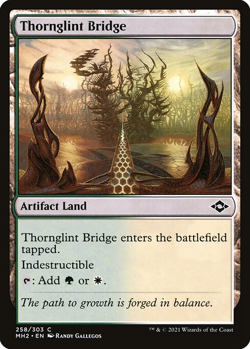 【Foil】【EN】荊棘光の橋/Thornglint Bridge [MH2] 茶C No.258