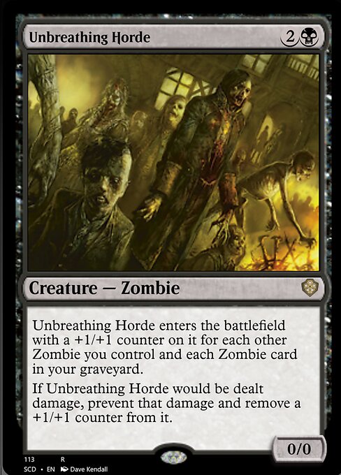 【EN】息せぬ群れ/Unbreathing Horde [SCD] 黒R No.113