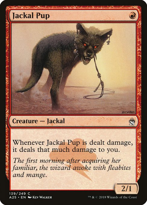 【Foil】【EN】ジャッカルの仔/Jackal Pup [A25] 赤C No.139