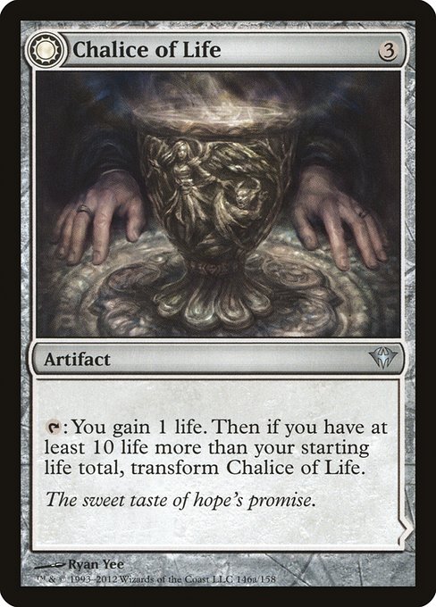 【Foil】【EN】Chalice of Life // Chalice of Death [DKA] 混U No.146