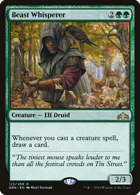 【EN】獣に囁く者/Beast Whisperer [GRN] 緑R No.123
