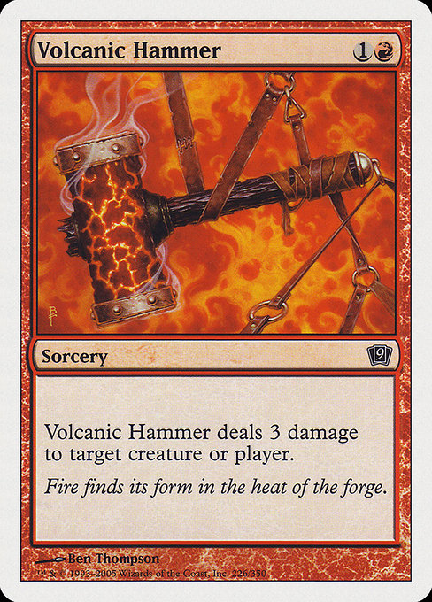 【EN】火山の鎚/Volcanic Hammer [9ED] 赤C No.226