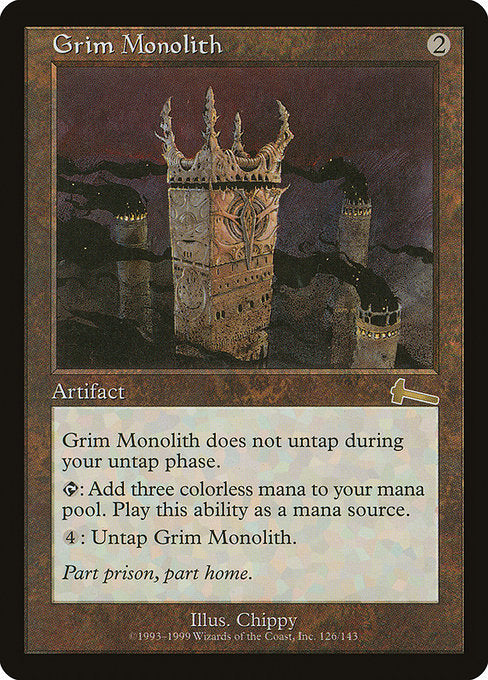 【EN】厳かなモノリス/Grim Monolith [ULG] 茶R No.126