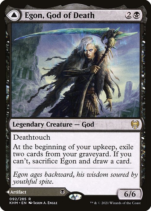 【Foil】【EN】Egon, God of Death // Throne of Death [KHM] 混R No.92