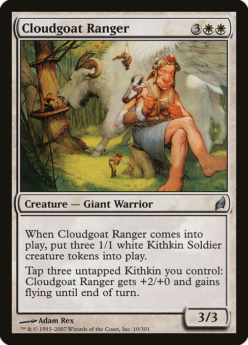 【Foil】【EN】雲山羊のレインジャー/Cloudgoat Ranger [LRW] 白U No.10