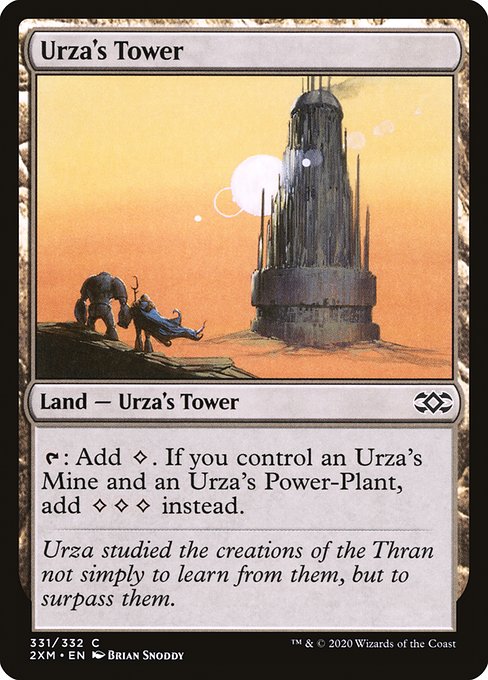 【Foil】【EN】ウルザの塔/Urza's Tower [2XM] 無C No.331