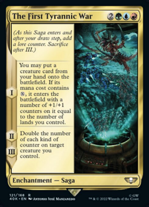 【Foil】【EN】The First Tyrannic War [40K] 金R No.121★