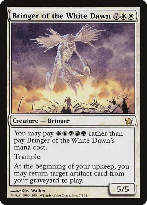 【Foil】【EN】白の夜明けの運び手/Bringer of the White Dawn [5DN] 白R No.7