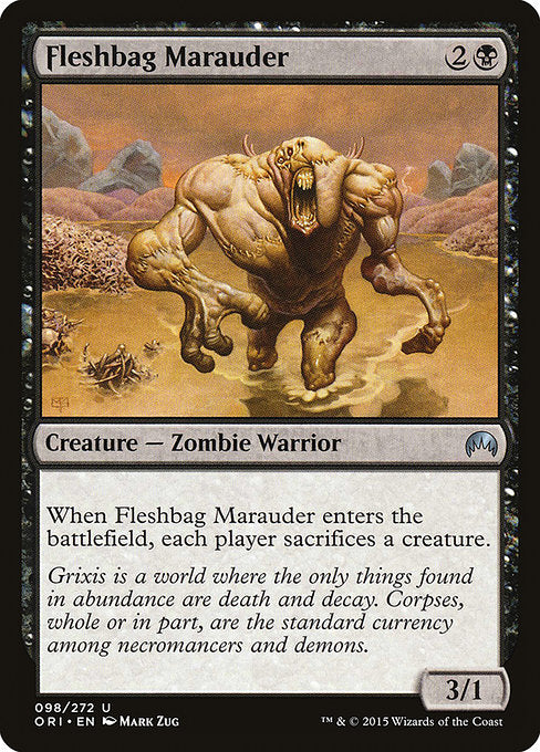 【Foil】【EN】肉袋の匪賊/Fleshbag Marauder [ORI] 黒U No.98