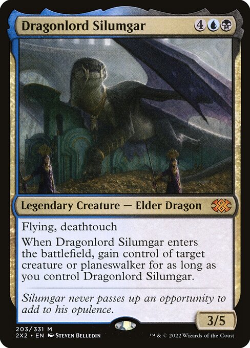 【Foil】【EN】龍王シルムガル/Dragonlord Silumgar [2X2] 金M No.203