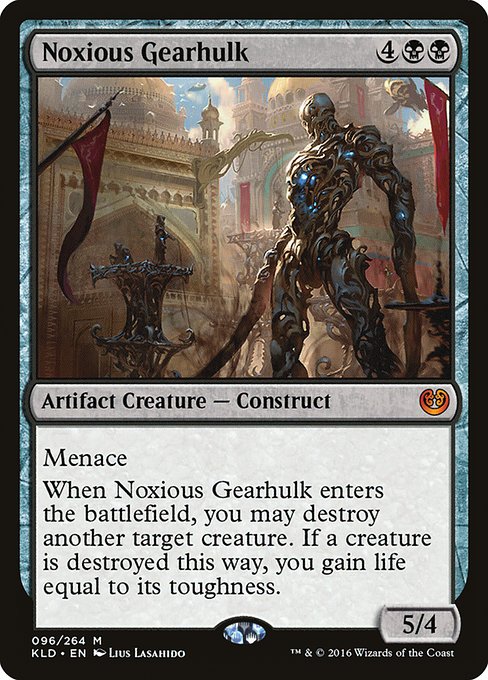 【Foil】【EN】害悪の機械巨人/Noxious Gearhulk [KLD] 茶M No.96