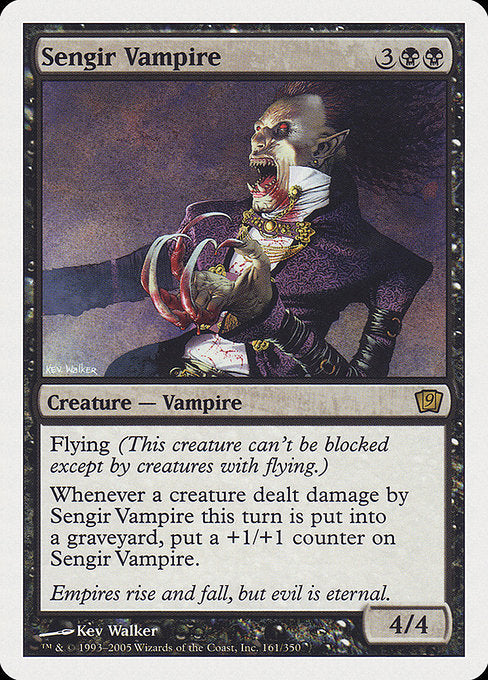 【Foil】【EN】センギアの吸血鬼/Sengir Vampire [9ED] 黒R No.161