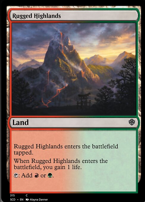 【EN】岩だらけの高地/Rugged Highlands [SCD] 無C No.315