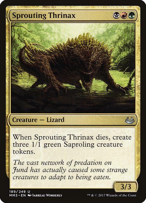 【EN】芽吹くトリナクス/Sprouting Thrinax [MM3] 金U No.189
