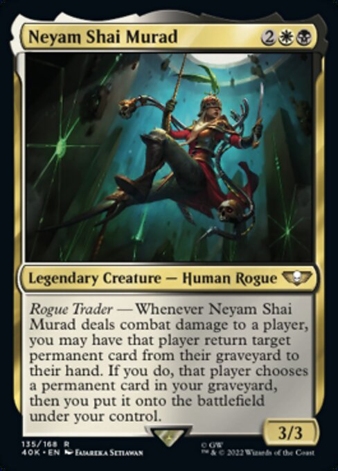 【Foil】【EN】Neyam Shai Murad [40K] 金R No.135★