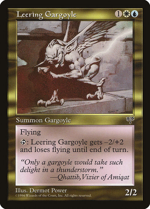 【EN】抜目ないガーゴイル/Leering Gargoyle [MIR] 金R No.271