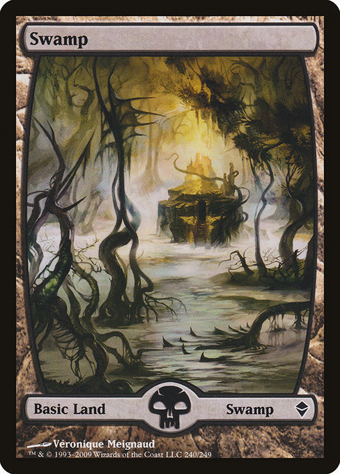 【Foil】【EN】沼/Swamp [ZEN] 無C No.240