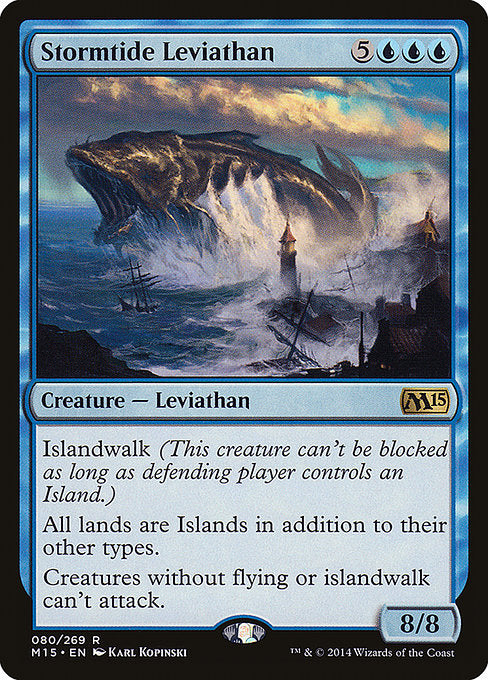 【EN】嵐潮のリバイアサン/Stormtide Leviathan [M15] 青R No.80