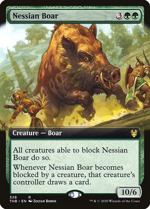 【EN】ネシアンの猪/Nessian Boar [THB] 緑R No.328