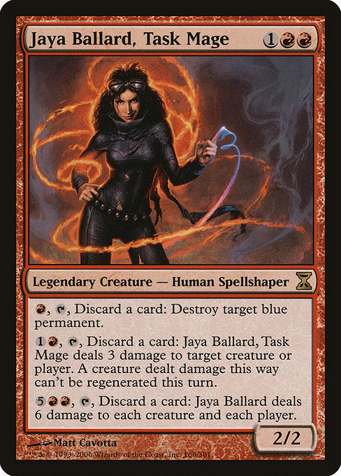 【Foil】【EN】特務魔道士ヤヤ・バラード/Jaya Ballard, Task Mage [TSP] 赤R No.166