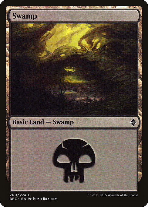 【EN】沼/Swamp [BFZ] 無C No.260a