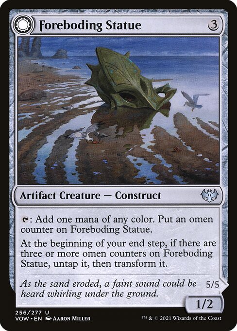 【Foil】【EN】Foreboding Statue // Forsaken Thresher [VOW] 混U No.256