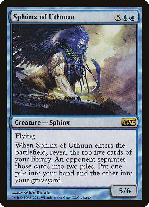 【EN】ウスーンのスフィンクス/Sphinx of Uthuun [M12] 青R No.76