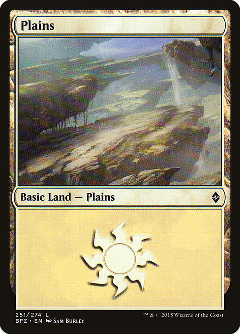 【EN】平地/Plains [BFZ] 無C No.251a