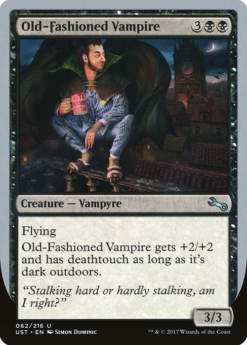 【Foil】【EN】Old-Fashioned Vampire [UST] 黒U No.62