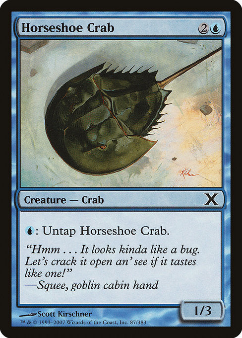 【Foil】【EN】カブトガニ/Horseshoe Crab [10E] 青C No.87