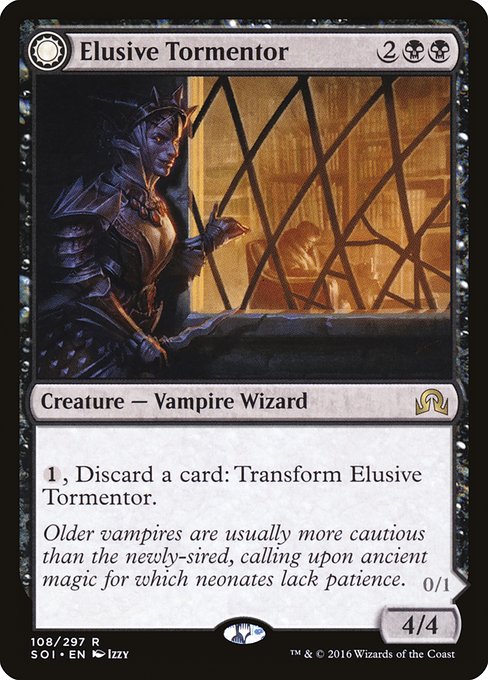 【Foil】【EN】Elusive Tormentor // Insidious Mist [SOI] 混R No.108