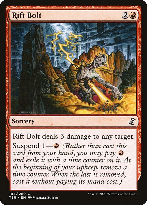 【EN】裂け目の稲妻/Rift Bolt [TSR] 赤C No.184