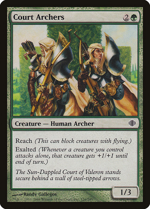 【EN】宮廷の射手/Court Archers [ALA] 緑C No.126