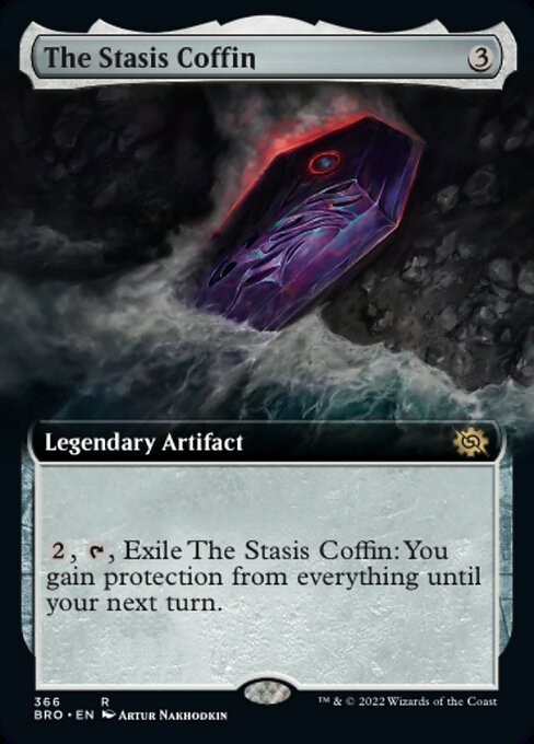 【Foil】【EN】停滞の棺/The Stasis Coffin [BRO] 茶R No.366