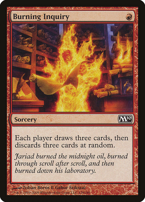 【Foil】【EN】燃え立つ調査/Burning Inquiry [M10] 赤C No.128