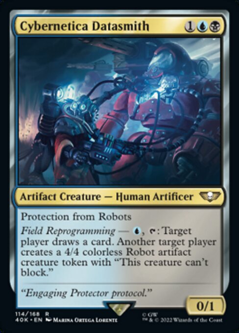 【Foil】【EN】Cybernetica Datasmith [40K] 茶R No.114★