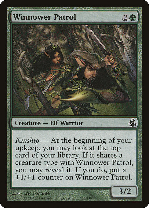 【Foil】【EN】選別者の巡回兵/Winnower Patrol [MOR] 緑C No.139