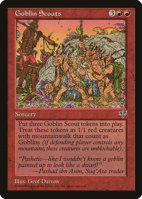 【EN】ゴブリン斥候隊/Goblin Scouts [MIR] 赤U No.178