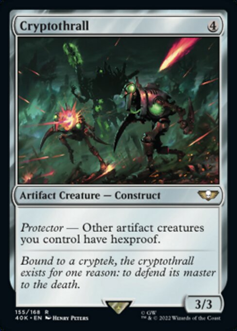 【Foil】【EN】Cryptothrall [40K] 茶R No.155★
