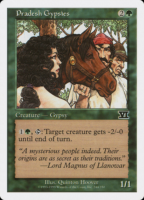 【EN】Pradesh Gypsies [6ED] 緑C No.244