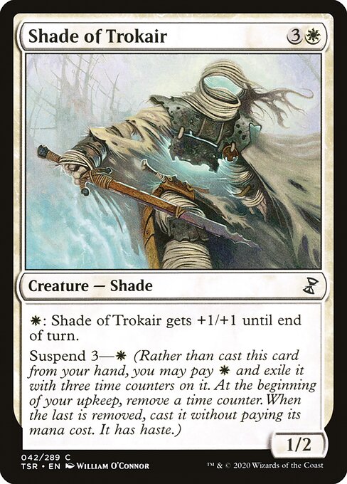 【Foil】【EN】トロウケアの影/Shade of Trokair [TSR] 白C No.42