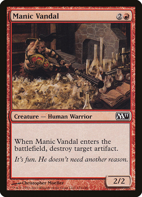 【EN】躁の蛮人/Manic Vandal [M11] 赤C No.151