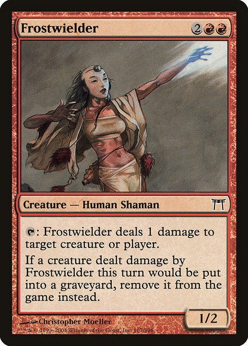 【Foil】【EN】霜投げ/Frostwielder [CHK] 赤C No.167